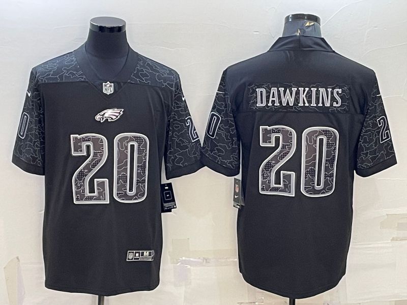 Men Philadelphia Eagles #20 Dawkins Black Reflector 2022 Nike Limited NFL Jersey->dallas cowboys->NFL Jersey